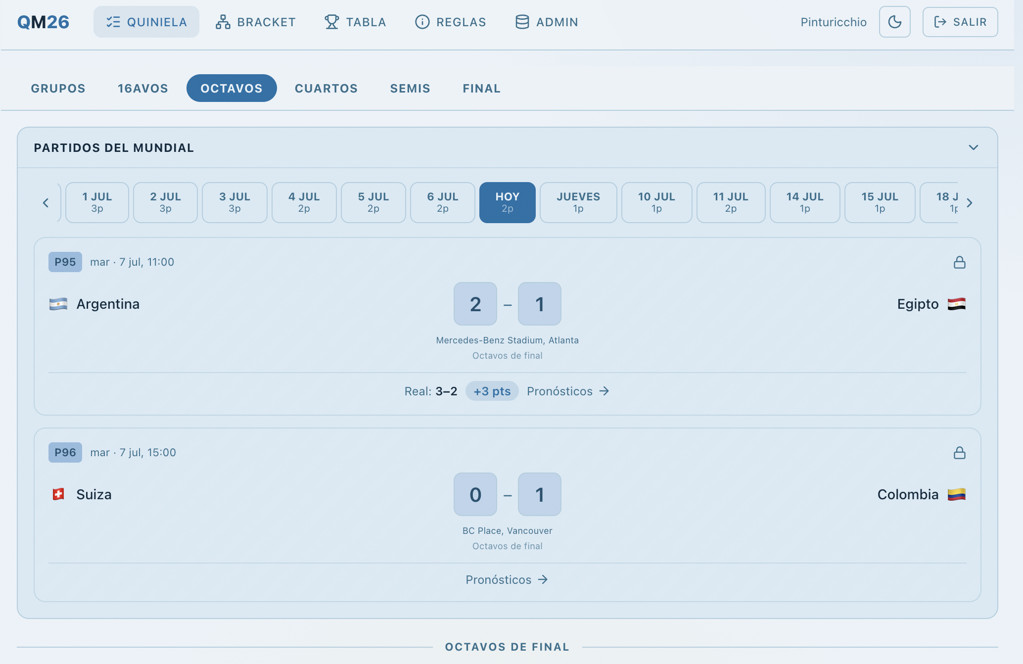 Quiniela Fifa World Cup 2026 screenshot