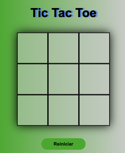 Tic Tac Toe game screenshot