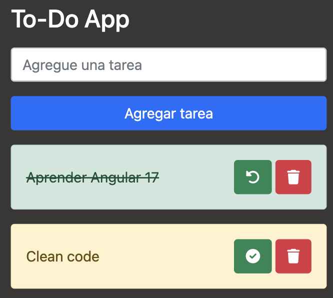 To-do App made with Vue.js screenshot